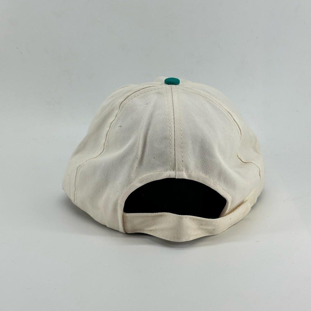 VINTAGE Dollywood Strapback Hat 90s Sewn Embroidered Guitars Dolly Parton Cap - Picture 3 of 7